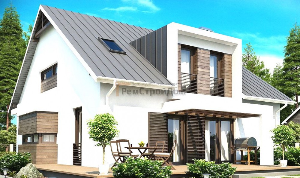 проект дома из газобетона 