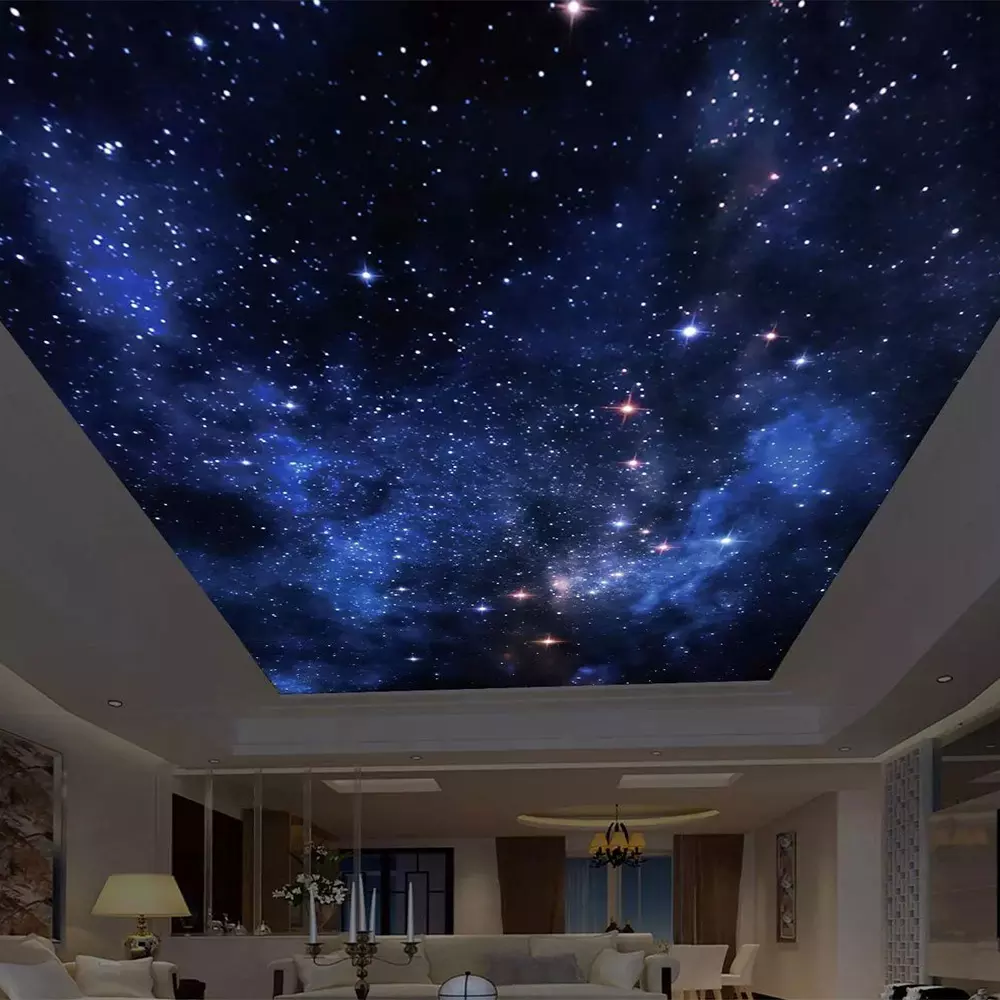 Натяжной потолок «звездное небо»